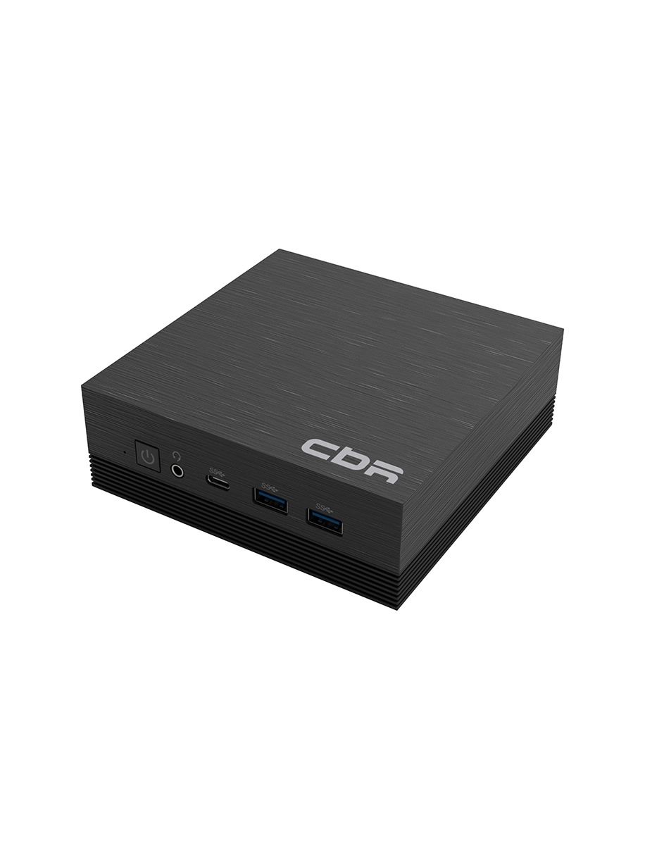 Компьютер CBR MiniPC-DT004 (AMD R5 3500U/8Gb  DDR4/256Gb SSD PCIe / W11Pro /2(1*USB3.2 Gen1 + 1*USB2.0), 3.5mm Combo Jack, RJ-45, VESA 75*75/100*100 )