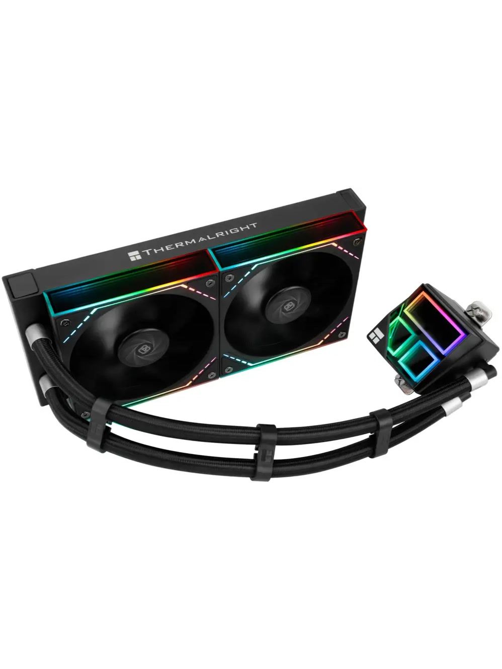 Thermalright Система водяного охлаждения Frozen Infinity 240 Black / 2x120mm ARGB PWM Fans / TRFI240B