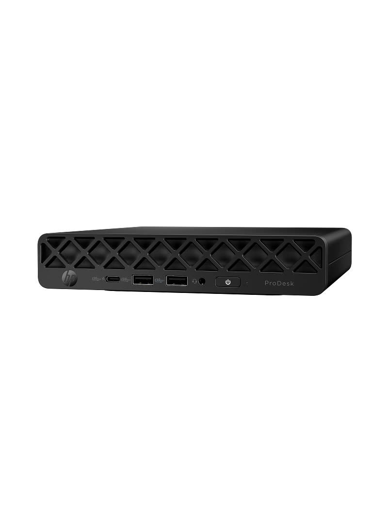 Настольный компьютер HP Inc. - ProDesk 4 Mini G1i, Intel Core Ultra 5 225T 2500MHz, DDR5 8 ГБ, SSD 512 ГБ, Intel Graphics, Wi-Fi, Bluetooth, чёрный, FreeDOS, Mini PC, CF9C6ET