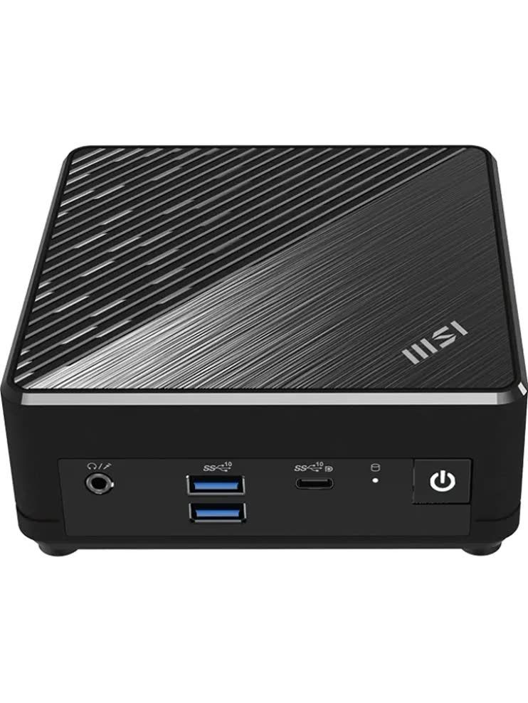 Мини-ПК MSI Cubi N ADL S-280XRU, Intel N200/8 ГБ DDR4/256 ГБ SSD/Intel UHD Graphics/Без ОС, черный (9S6-B0A921-280)