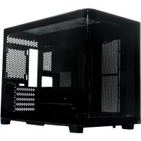 ������ XASTRA QR600M  0F-UC Black mATX/Aquarium/Curve Glass /Led Strip/No fans/Type-C/ QR600M-0F-UC-L