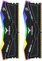 ������ ������ DDR5 TEAMGROUP T-Force Delta RGB 32GB (2x16GB) 6000MHz CL28 (28-36-36-76) 1.40V / FF3D532G6000HC28ADC01 / Black