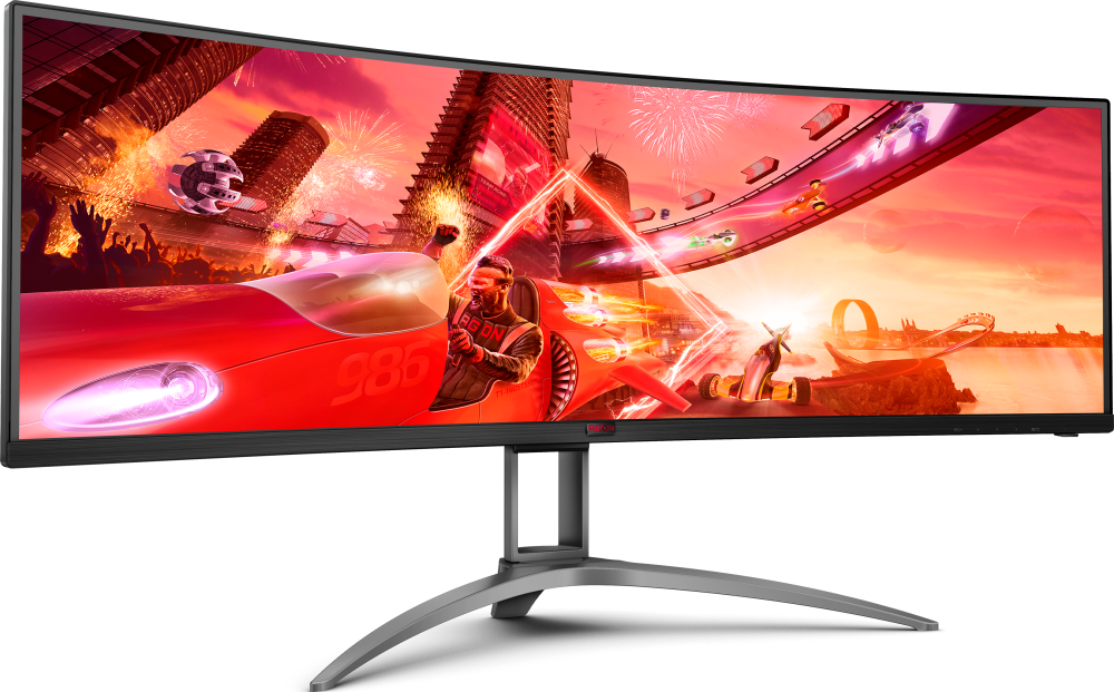  AOC 48.8", VA, UltraWide, 51201440, , 4 , 165 , AMD FreeSync Premium Pro, nVidia G-Sync Compatible, 400 /2, 178/178, 3xHDMI, DisplayPort, USB Type-C, , 