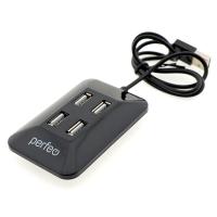 Perfeo USB-HUB 4 Port, (PF-VI-H028 Black) 