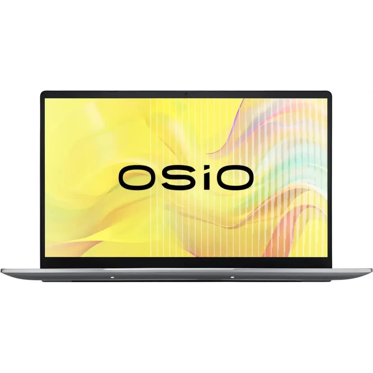 Ноутбук OSiO FocusLine F150i, 15.6" (1920x1080) IPS/Intel Core i3-1215U/8 ГБ DDR4/512 ГБ SSD/Intel UHD Graphics/Windows 11 Home, Серый (F150I-016)