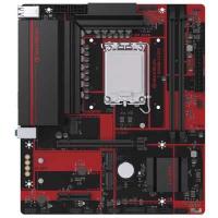 ����������� ����� Maxsun B760M I-CAFE, Socket 1700, B760, mATX, black-red, RTL