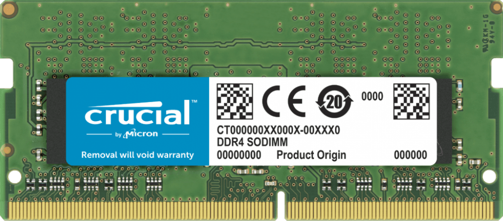    , CRUCIAL 32GB Single DDR4 3200MHz SODIMM.(RCISCT32G4SFD832A)(CT32G4SFD832A)