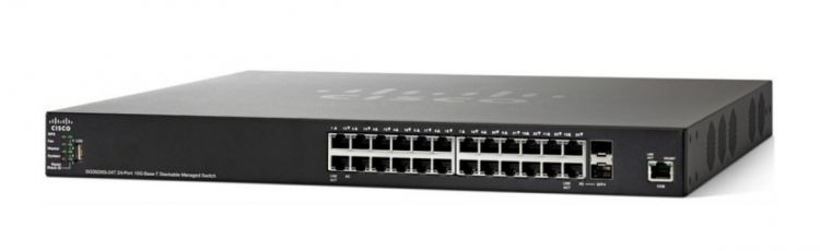   Cisco SG350XG-24T 24-port 10GBase-T Stackable Switch (SG350XG-24T-K9-EU)