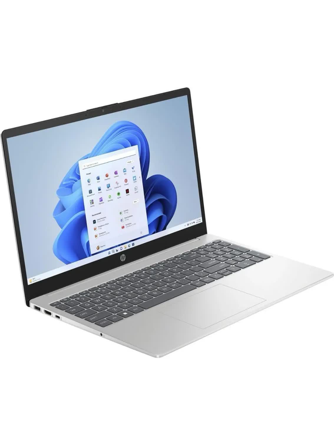 Ноутбук HP 15-fd0127dx, 15.6" (1920x1080) IPS/Intel Core i7-1355U/16 ГБ DDR4/512 ГБ SSD/Intel Iris Xe Graphics/Windows 11 Home, Серебристый (B4HN8UA)