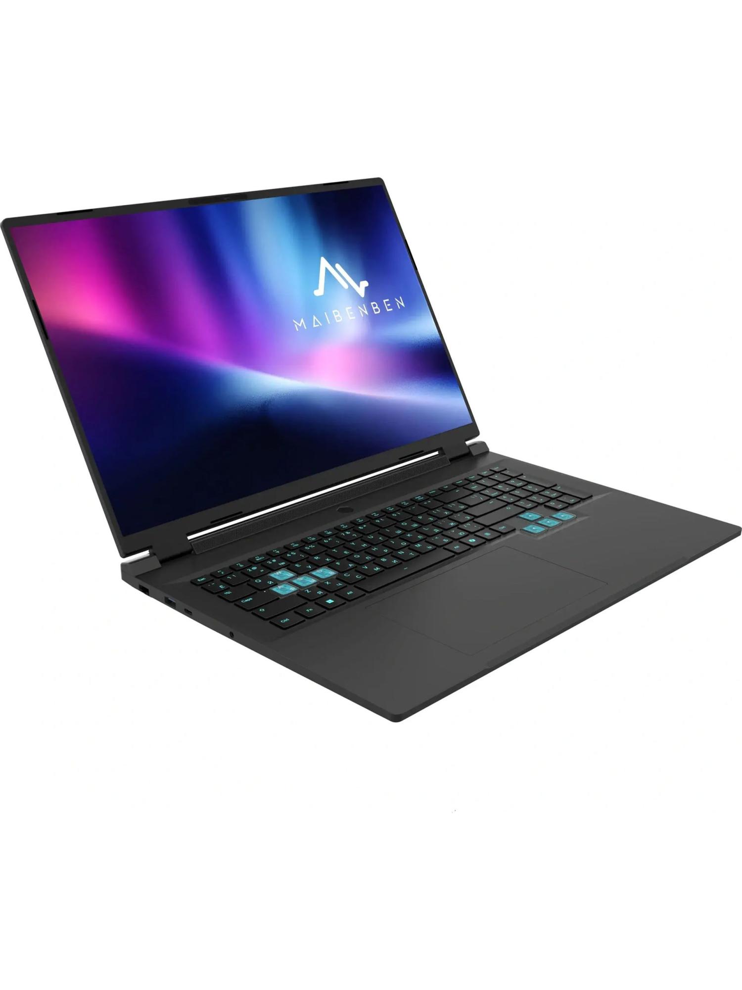 Ноутбук MAIBENBEN Typhoon X18A-R98957, 18" (1920x1200) IPS 144 Гц/AMD Ryzen 9 8945HX/24 ГБ DDR5/1024 ГБ SSD/NVIDIA GeForce RTX 5070 для ноутбуков (8 Гб)/Windows 11 Home, Черный (X18A-R989570R3RHB4E10)