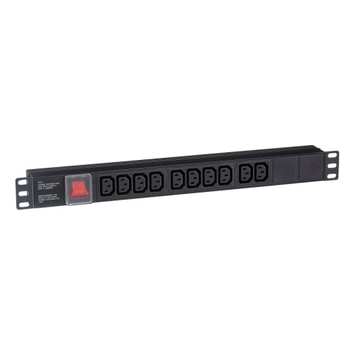   ExeGate ServerPro PDU-19H001 Al-1013-C14-SW, 1U, ., 10 IEC 320 C13, 14