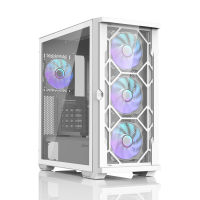  ZALMAN Z10 DUO White, ATX, WHITE, WINDOW, Infinity Mirror ARGB