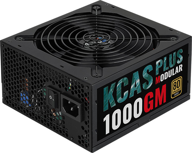   Aerocool KCAS PLUS 1000GM <1000W, (20+4+4+4+4) pin, 6x(6+2) pin, 10xSATA, 6xMolex, 14 , 80+ Gold,  , , ATX> RTL