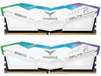   32GB (2x16GB) TEAMGROUP T-Force Delta RGB DDR5 7000MHz CL34 (34-42-42-84) 1.4V / FF4D532G7000HC34ADC01 / White