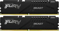 DDR 5 DIMM 32Gb PC51200, 64000Mhz, Kingston FURY Beast Black EXPO CL32 (Kit of 2) (KF564C32BBEK2-32) (retail)