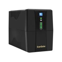  ExeGate Power Back BNB-1000.LED.AVR.2SH.RJ.USB 1000VA/550W,LED, AVR, 2*Schuko, RJ45/11,USB, Black