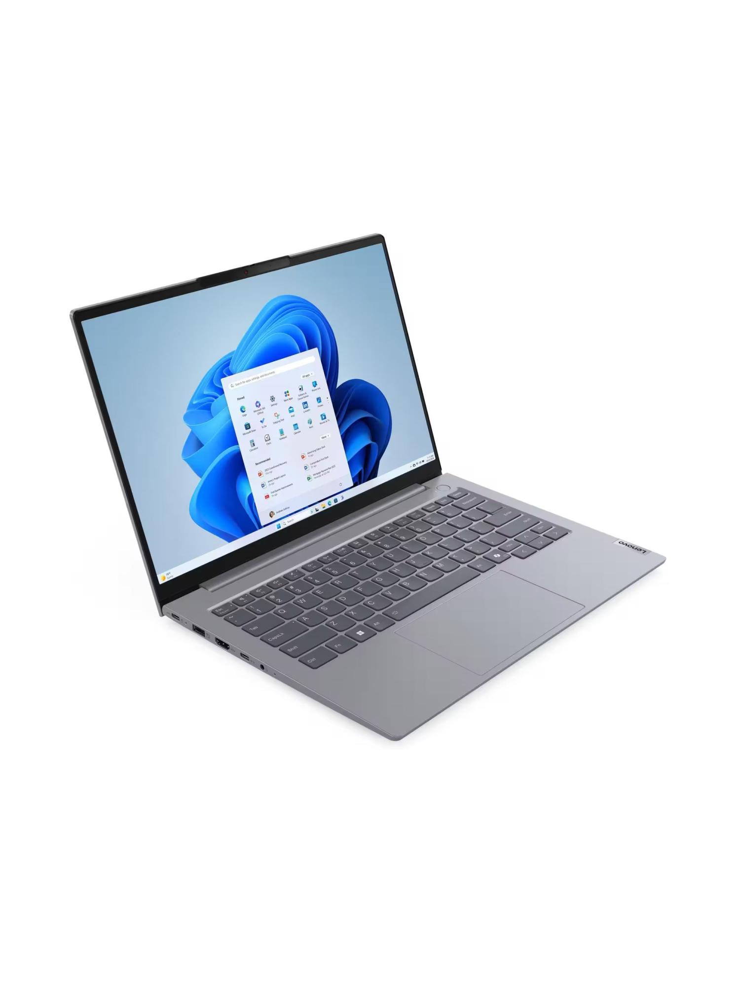 Ноутбук Lenovo ThinkBook 14 G7 ARP, 14" (1920x1200) IPS/AMD Ryzen 5 7535HS/16 ГБ DDR5/512 ГБ SSD/AMD Radeon Graphics/Без системы, Серый (21MV00A5AK)