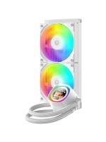 �������� �������� ���������� ID-COOLING FX240 LCD WHITE LGA1851/1700/1200/115X/AM4/AM5 (TDP 300W, ARGB FAN and PUMP, LCD Display, PWM, DUAL FAN 120mm, �����) RET