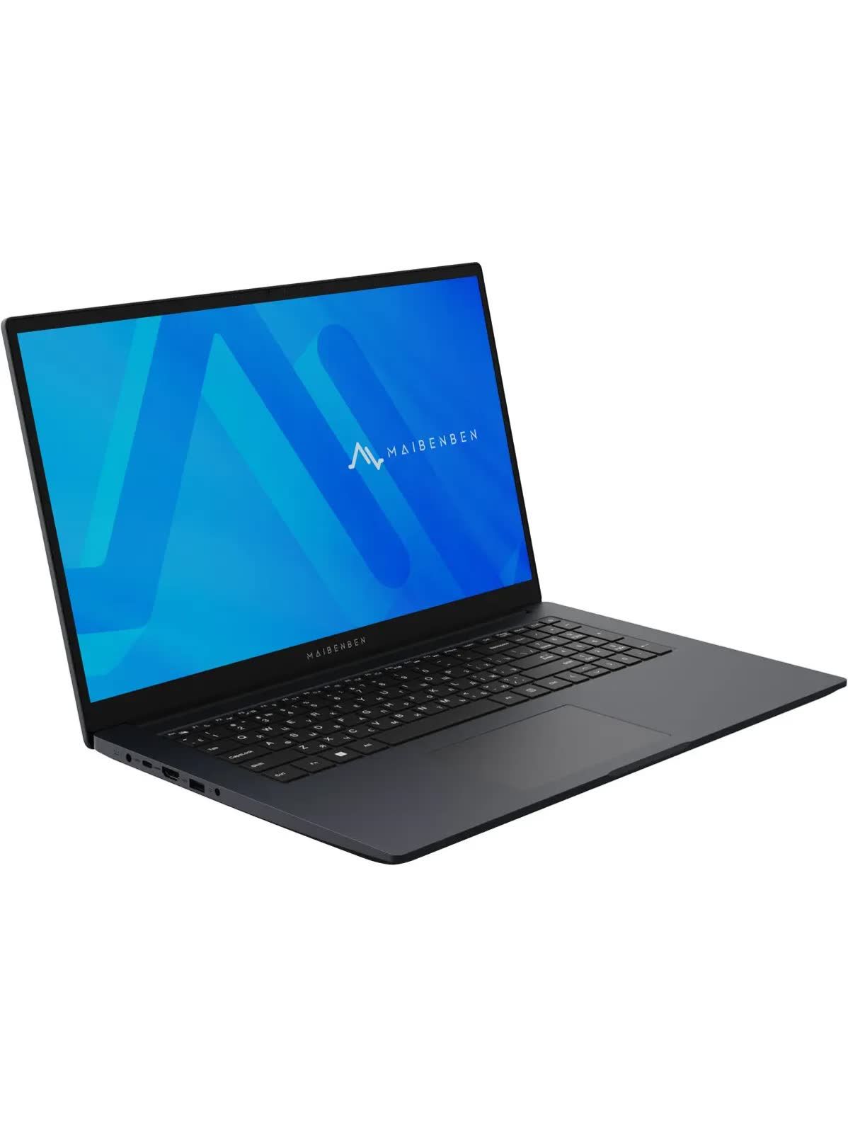 Ноутбук MAIBENBEN Medio M17A, 17.3" (1920x1080) IPS/AMD Ryzen 5 7430U/16 ГБ DDR4/512 ГБ SSD/AMD Radeon Graphics/Linux, Синий (M17A-R574UMF1SLURE3)
