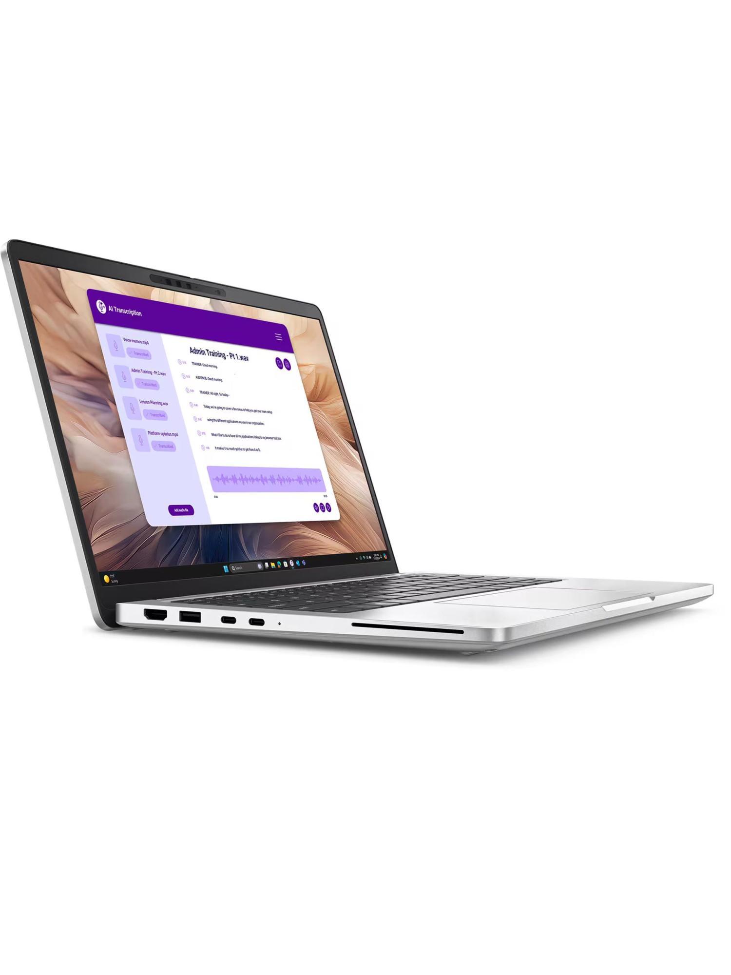 Ноутбук Dell PRO 13 Plus, 13.3" (1920x1200) IPS/Intel Core Ultra 7 268V/32 ГБ DDR5/1024 ГБ SSD/Intel Arc Graphics/Linux, Серебристый (Pro13Plus-7223)