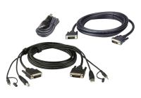   USB, DVI-D Dual Link, Dual Display ATEN 2L-7D03UDX5   KVM- (3) 
