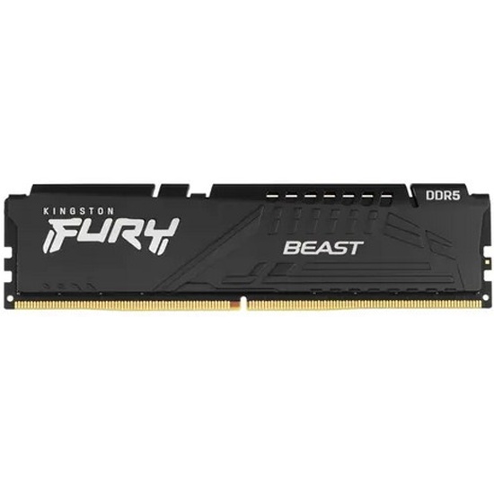   32Gb Kingston FURY Beast Black  DDR5, DIMM, PC48000, 6000Mhz, CL36, 1.35V (KF560C36BBE-32)