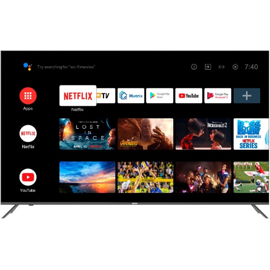  Haier 75 Smart TV S1, 4K Ultra HD, 