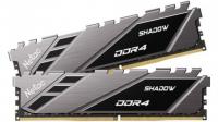   DDR4 Netac Shadow II 16GB (2x8GB) 3200MHz CL16 1.35V / NTSWD4P32DP-16K / Black / with radiator