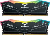   32GB (2x16GB) TEAMGROUP T-Force Delta RGB DDR5 6000MHz CL30 (30-36-36-76) 1.35V / FF3D532G6000HC30DC01 / Black