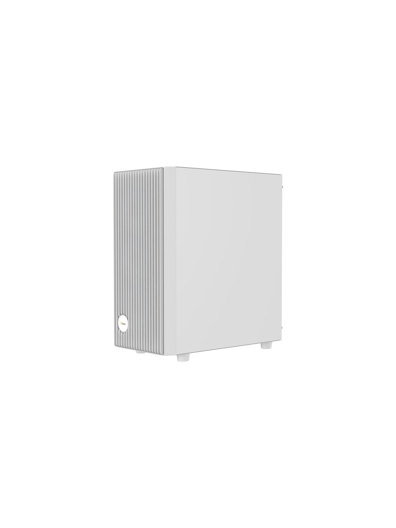 Корпус ПК без блока питания/ Case Ocypus Gamma C70 WH ARGB, Midi-Tower, TG, 4x120mm ARGB, 1xUSB-A 3.0 + 1xUSB 2.0, ATX, mATX, mITX White