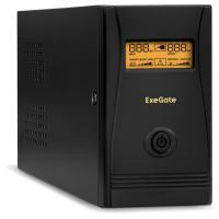  ExeGate SpecialPro Smart LLB-600.LCD.AVR.EURO.RJ.USB (600VA/360W, LCD, AVR, 2 , RJ45/11, USB, Black)