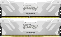   Kingston 32GB 6000MT/s DDR5 CL32 DIMM (Kit of 2) FURY Renegade White XMP (KF560C32RWK2-32)