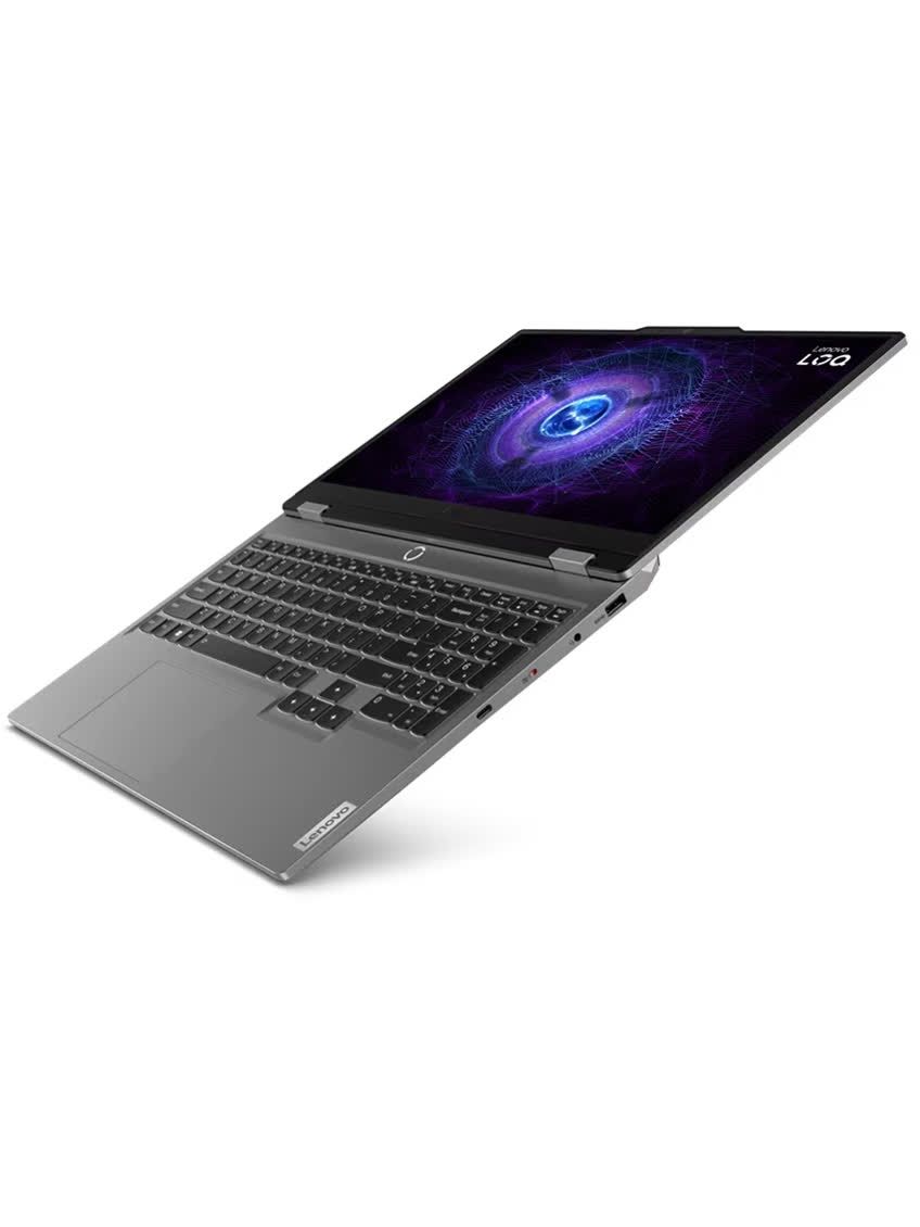 Ноутбук Lenovo LOQ 15IRX10, 15.6" (1920x1080) IPS 144 Гц/Intel Core i5-13450HX/16 ГБ DDR5/512 ГБ SSD/NVIDIA GeForce RTX 5050 для ноутбуков (8 Гб)/Без системы, Серый (83JE002BRK)