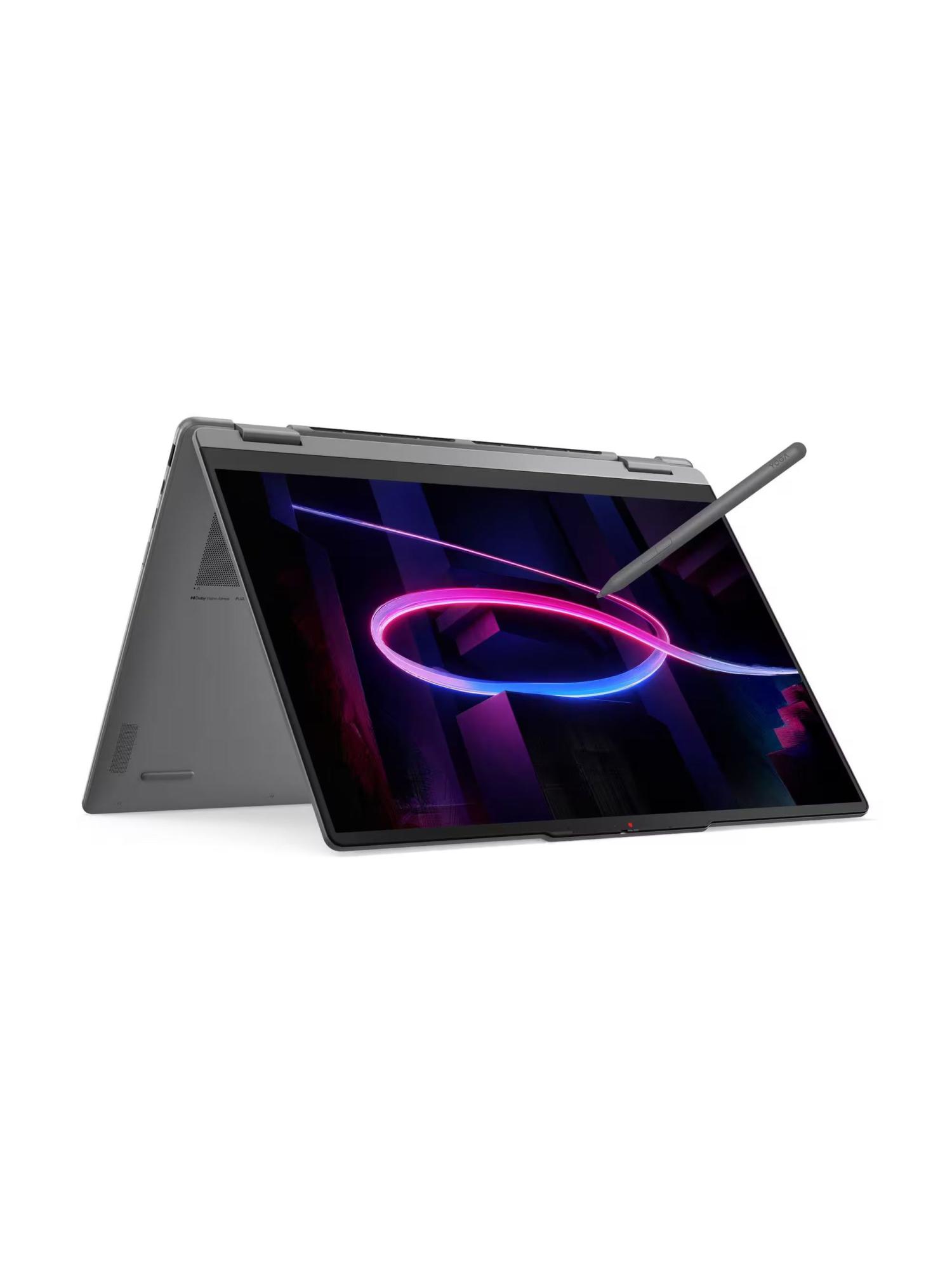 Ноутбук Lenovo Yoga 7 2-in-1 16IPH11, 16" (1920x1200) OLED/Intel Core Ultra 7 355/16 ГБ LPDDR5X/1024 ГБ SSD/Intel Graphics/Windows 11 Home, Серый (83TE0022RK)