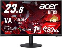  23,6'' ACER Nitro ED240QS3bmiipx, ZeroFrame, Curved 1500R Black, 16:9, VA, 1920x1080, 1 / 5ms, 250cd, 180Hz, 2xHDMI(2.0) + 1xDP(1.4) + Audio Out, Speakers 2Wx2, sync: FreeSync Premium, hdr: HDR 10