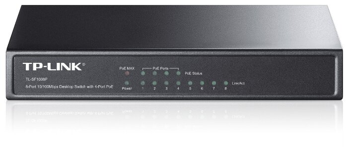 TP-Link TL-SF1008P  8-port 10/100M Desktop PoE Switch