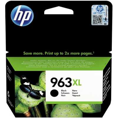   HP 963 black  HP OfficeJet Pro 901x/902x 2000. (3JA30AE)