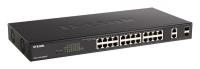  L2 PoE- D-Link DGS-1100-26MPV2/A3A, 241000Base-T, 2xCombo 1000Base-T/SFP