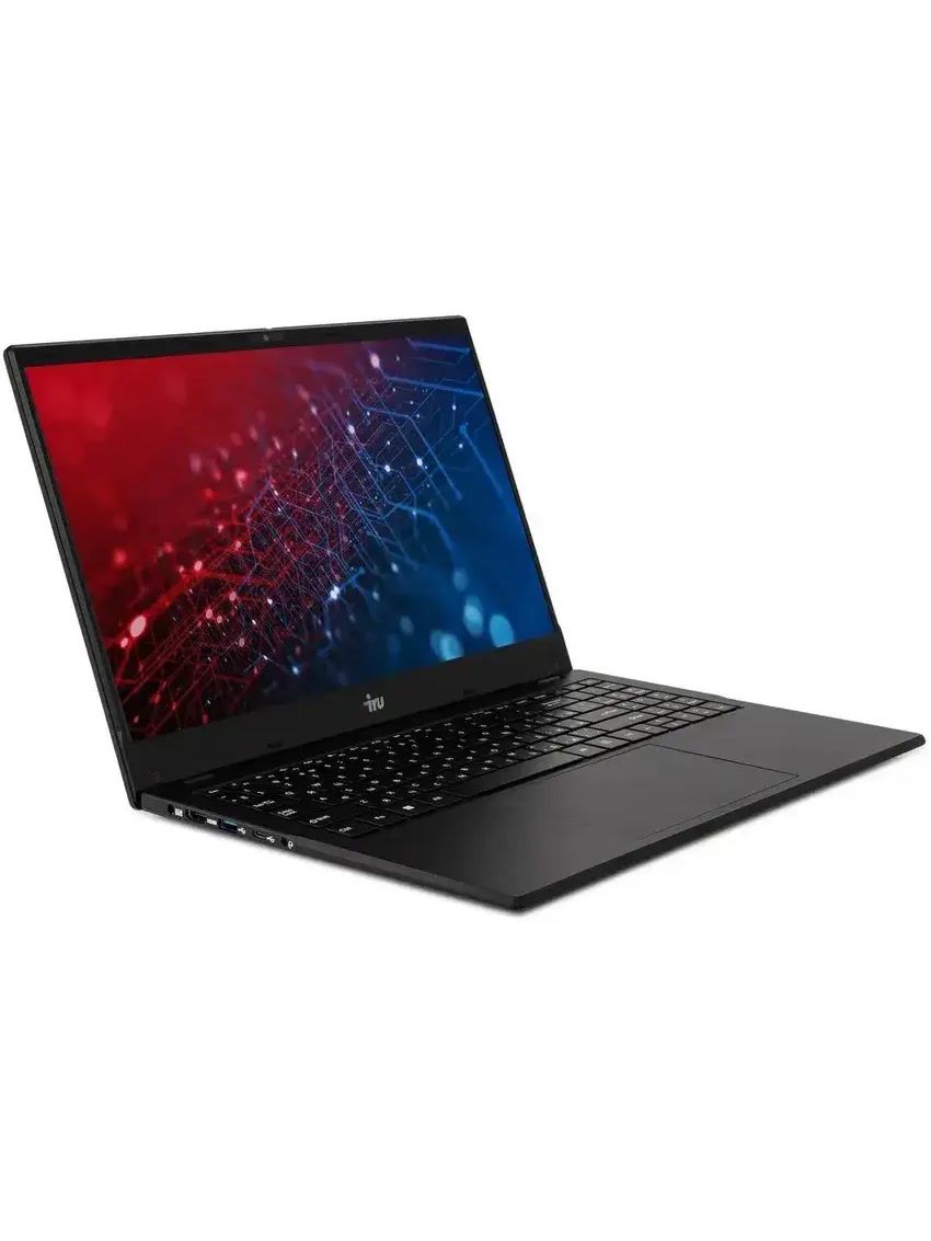 Ноутбук iRU Planio 15ING, 15.6" (1920x1080) IPS/Intel Processor N100/16 ГБ DDR4/512 ГБ SSD/Intel UHD Graphics/Windows 11 Pro, Черный (2140847)