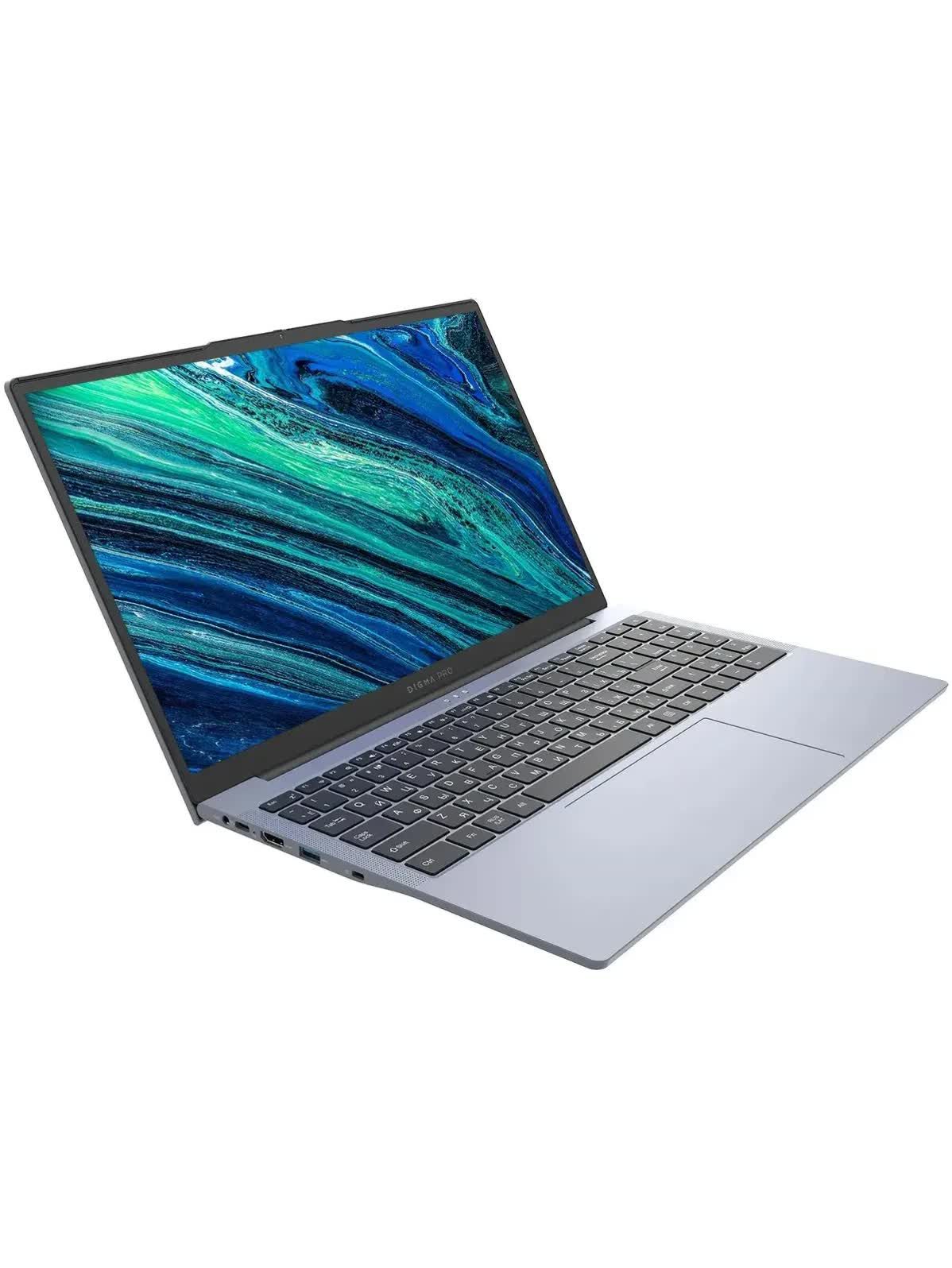 Ноутбук Digma Pro Cursus, 15.6" (1920x1080) IPS/AMD Ryzen 5 3500U/16 ГБ DDR4/512 ГБ SSD/AMD Radeon Graphics/Windows 11 Pro, Серый (DN15R5-ADXW10)