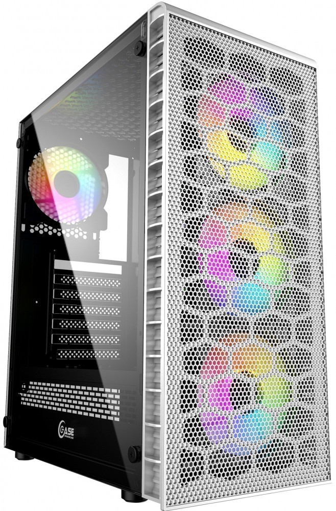  Powercase Mistral Z4 Mesh LED White Mini-ITX, mATX, ATX, Midi-Tower,  ,  , , 2xUSB 2.0, Audio, USB 3.0