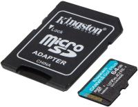 ���� ����� microSDXC 64GB Kingston SDCG4/64GB Canvas Go! Plus + adapter