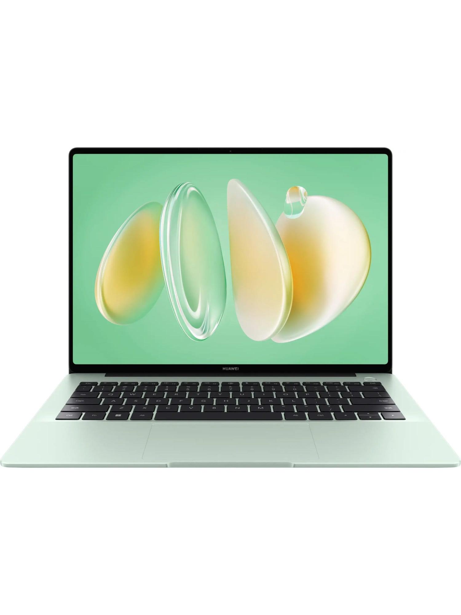 Ноутбук HUAWEI MateBook 14 FLMH-X, 14" (2880x1920) OLED 120 Гц/Intel Core Ultra 5 125H/16 ГБ LPDDR5X/1024 ГБ SSD/Intel Arc Graphics/Без системы, Зеленый (53014QLH)