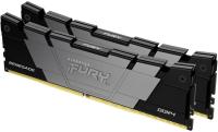  64Gb Kingston FURY Renegade Black, DDR4, DIMM, PC28800, 3600Mhz, CL18 (Kit of 2) (KF436C18RB2K2/64) (retail)