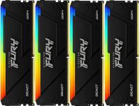   Kingston 32GB 2666MT/s DDR4 CL16 DIMM (Kit of 4) FURY Beast RGB (KF426C16BB2AK4/32)