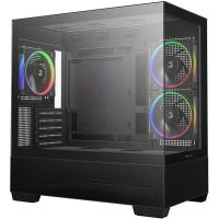������ Deepcool CG380 3F ��� ��, ������� ���� (��������), 3x120mm ARGB PWM �����������, ������, mATX
