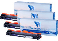  NVP NV-TN-1075T-SET3  Brother HL-1110R/ HL-1112R/ DCP-1510R/ DCP-1512R/ MFC-1810R/ MFC-1815R/ HL-1210WR/ HL-1212WR/ DCP-1610WR/ DCP-1612WR/ MFC-1912WR (1000k) (3 )