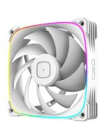 ���������� Geometric Future Squama 3003W-12 White 120mm / ARGB, PWM, 120x120x30 mm, 800-2300 RPM, 84.0 CFM, 35.8 dBA / 1F3003W112000