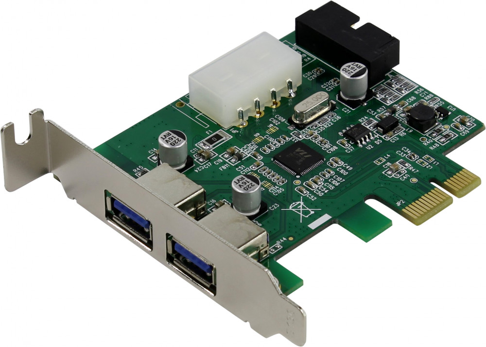 USB-контроллер Orient VA-3U2219PELP PCI-E oem
