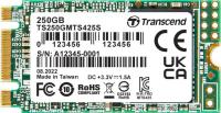 SSD- M.2 250Gb Transcend MTS425 TS250GMTS425S (SATA3, up to 500/330MBs, 3D NAND, 90TBW, 22x42mm)